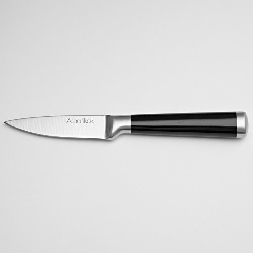 Нож Alpenkok AK-2081/E Nero с черной ручкой