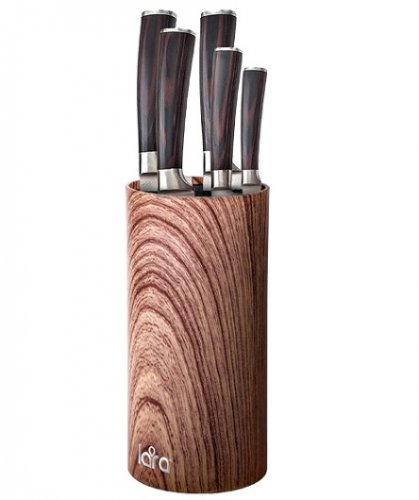 Колода для ножей Lara LR05-103 Wood