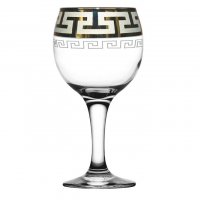 Набор бокалов для вина Греческий узор GE03-411 260мл - фото