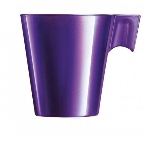 Чашка для кофе Luminarc J7268 фиолетовая 80 мл FLASY EXPRESSO