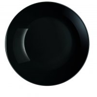 Тарелка суповая Luminarc P0787 чёрная 20 см DIWALI - фото