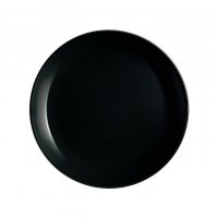 Тарелка обеденная Luminarc P0867 чёрная 25 см DIWALI - фото