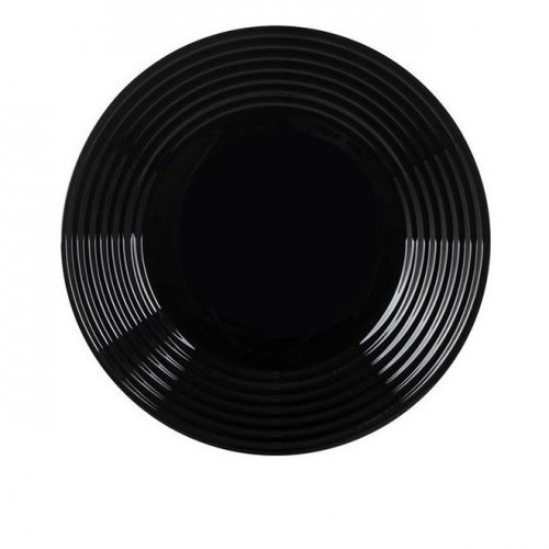 Тарелка обеденная Luminarc L7614 чёрная 27 см HARENA