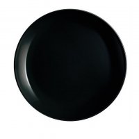 Тарелка десертная Luminarc P0789 чёрная 19 см DIWALI - фото