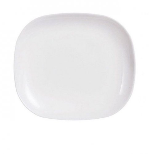 Тарелка десертная Luminarc J0561 белая прямоугольная 21.5*19 см SWEET LINE
