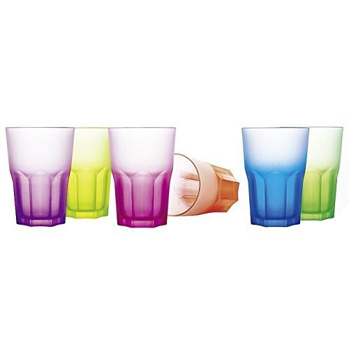 Набор стаканов Luminarc J6199 6 шт 400 мл New America Techno Colors
