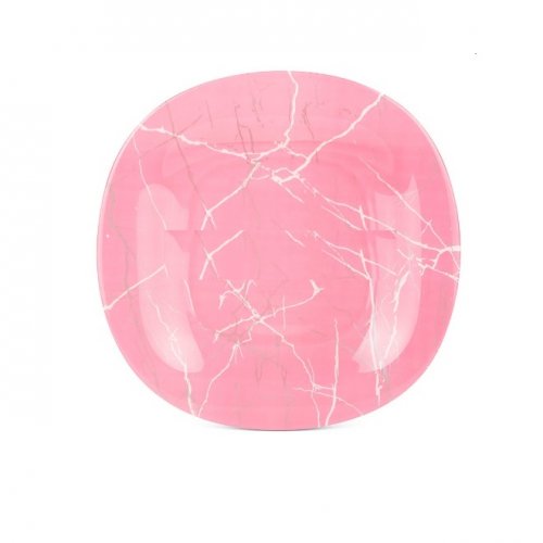 Тарелка обеденная Luminarc Marble Pink Silver Q7479 27 см