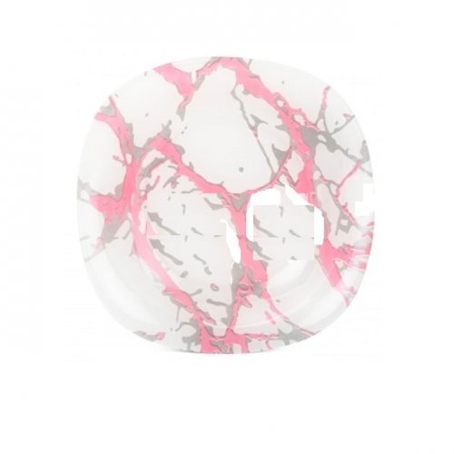 Тарелка глубокая Luminarc Marble Pink Silver Q7481 21 см