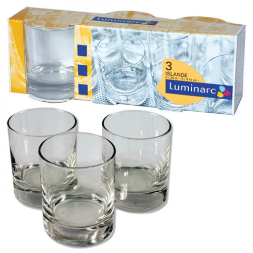 Набор стаканов Luminarc E5097 200 мл 3 шт Islande
