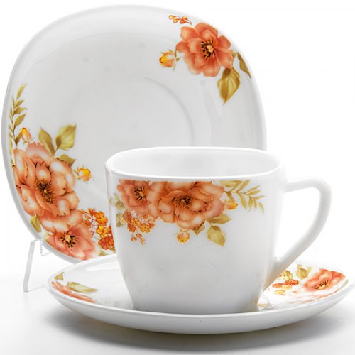 Сервиз чайный Loraine 24109 12пр Розовые цветы