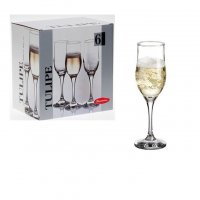 Набор бокалов для шампанского Pasabahce TULIPE 44160 - фото
