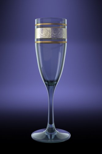 Набор бокалов для шампанского Первоцвет 170мл. (TL66-1687)