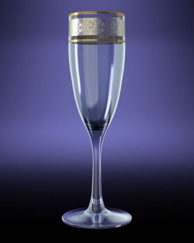 Набор бокалов для шампанского Флорис 170мл. (TL31-1687)