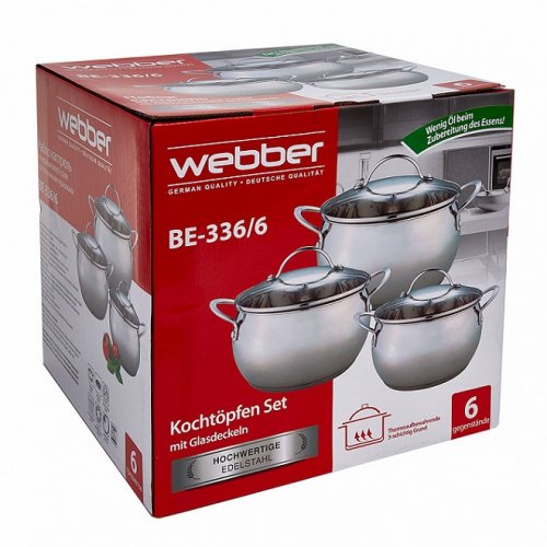 Набор посуды Webber BE-336/6