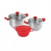 Набор посуды Rondell Breit RDS-1003 с /кр 2,8 л+ 4,8 л + друш. сил. 21 см