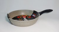 Сковорода Гардарика Гранит 1228-06 литая серая крошка 28х6см - фото