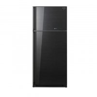 Холодильник Sharp SJ-GV58ABK черное стекло - фото