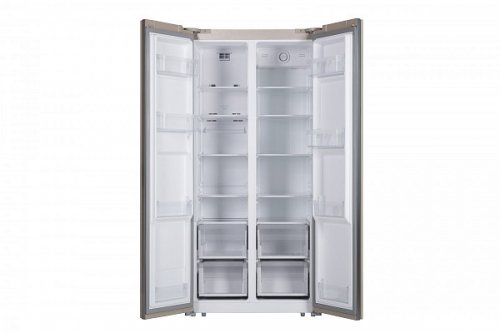 Холодильник Hiberg RFS-450D NFW белая глазурь