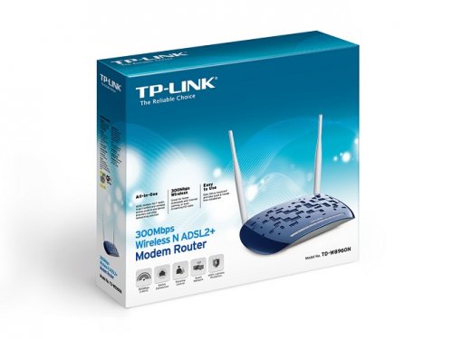 Беспроводной роутер TP-LINK TD-W8960N ADSL 2/2+
