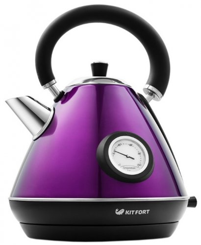 Электрочайник Kitfort КТ-644-4 фиолетовый/черный