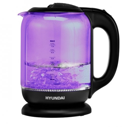 Электрочайник Hyundai HYK-G5809 фиолетовый стекло