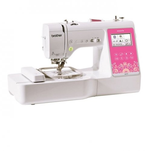 Швейно-вышивальная машина Brother M270 белый/розовый