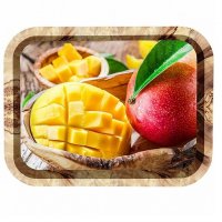 Поднос жестяной прямоугольный Тропические фрукты П332*258-01800 - фото
