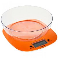 Весы кухонные Delta KCE-32 оранж - фото