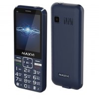Мобильный телефон Maxvi P3 Blue - фото