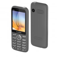 Мобильный телефон Maxvi K15n Grey - фото