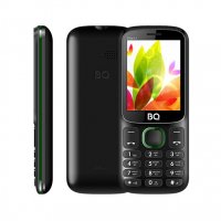 Мобильный телефон BQ BQM-2440 Step L+ Black+Green - фото
