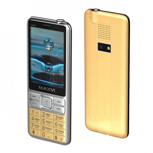 Мобильный телефон Maxvi X900 Gold