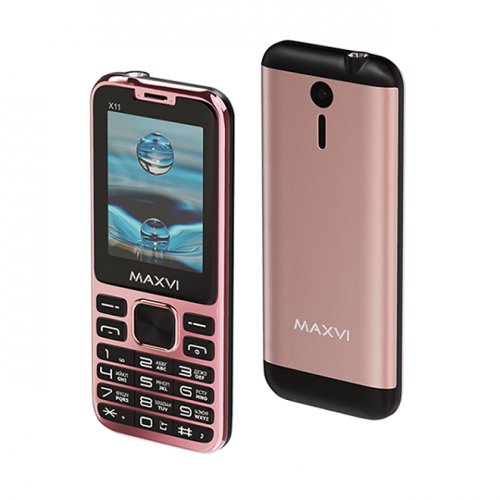 Мобильный телефон Maxvi X11 Rose Gold