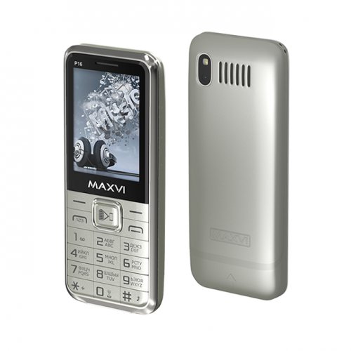 Мобильный телефон Maxvi P16 Silver