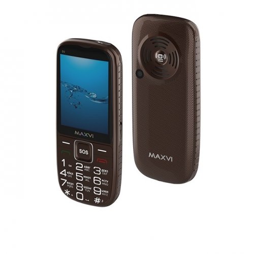 Мобильный телефон Maxvi B9 Brown