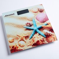Весы напольные Аксинья КС-6007 Пляж - фото