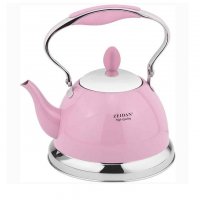 Чайник Zeidan Z-4251 1,0л. розовый - фото