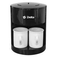 Кофеварка Delta DL-8160 чёрн.250Вт - фото
