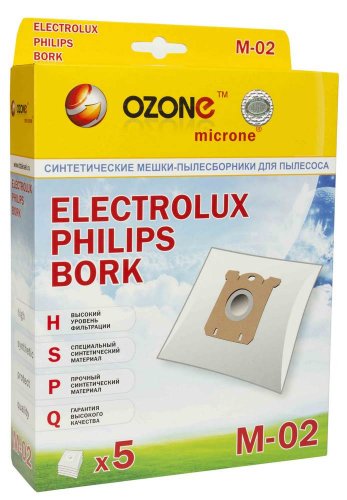Мешок для пылесоса Ozone micron M-02