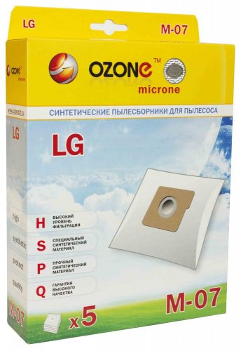 Мешок для пылесоса Ozone micron M-07