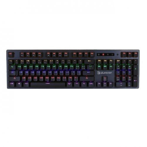 Клавиатура A4 Bloody B760 механическая серый/оранжевый