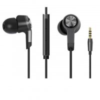 Наушники Xiaomi Mi In-Ear Headphones Basic (Black) (HSEJ03JY) - фото