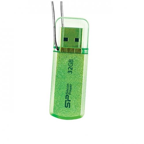 USB-накопитель Silicon Power 32GB Helios 101, Green