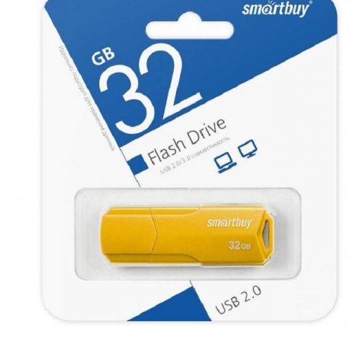 USB-накопитель SmartBuy 32GB CLUE Yellow