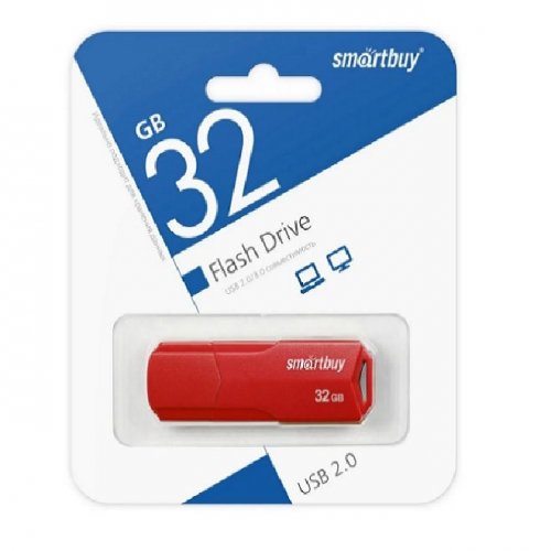 USB-накопитель SmartBuy 32GB CLUE Red