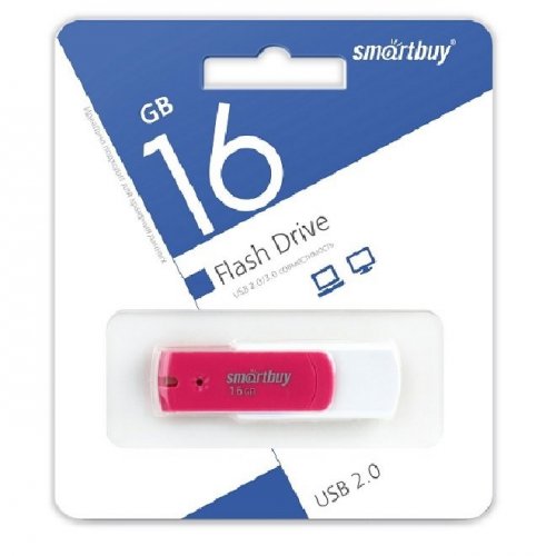 USB-накопитель SmartBuy 16GB DIAMOND Pink