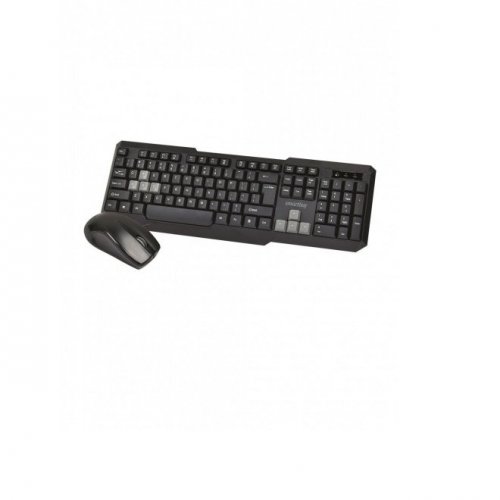 Клавиатура+мышь беспроводные мультимедийные SmartBuy ONE 230346AG черный (SBC-2303468AG-K)/20