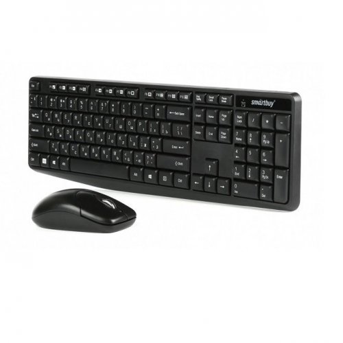 Клавиатура+мышь беспроводные SmartBuy 235380AG черный (SBC-235380AG-К)/20