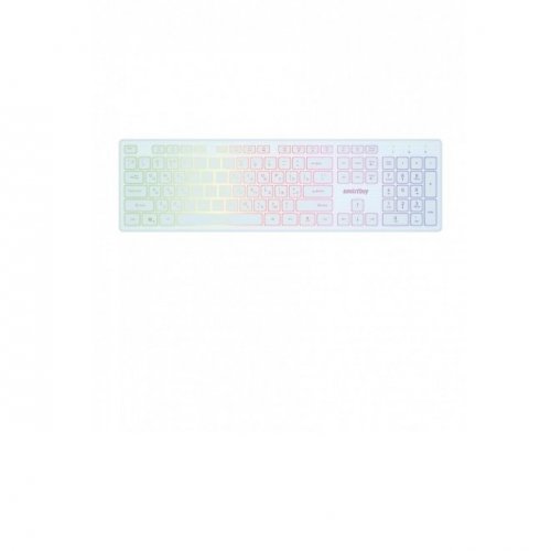 Клавиатура проводная с подсветкой SmartBuy ONE 305 USB белая (SBK-305U-W)