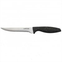 Нож разделочный Webber BE-2268F Carbon черный гранит 15,24 см - фото